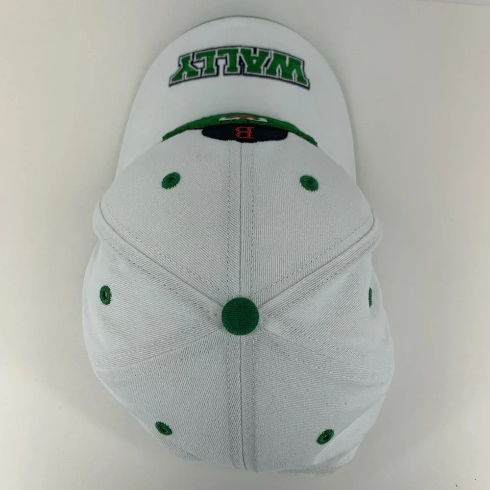 WALLY Red Sox KIDS Hat Boston Green Monster White Adjustable '47 Baseball Cap